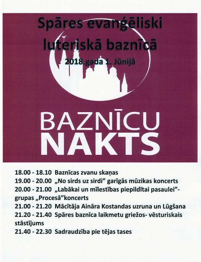 BN Spāres draudzē