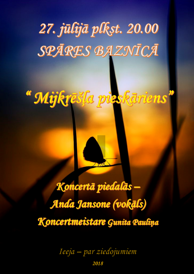 Koncerts Spāres baznīcā